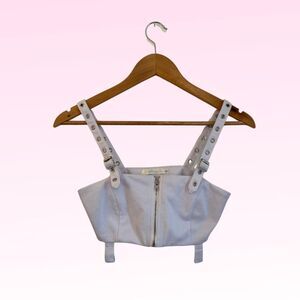Women's Millau White and Silver Vest